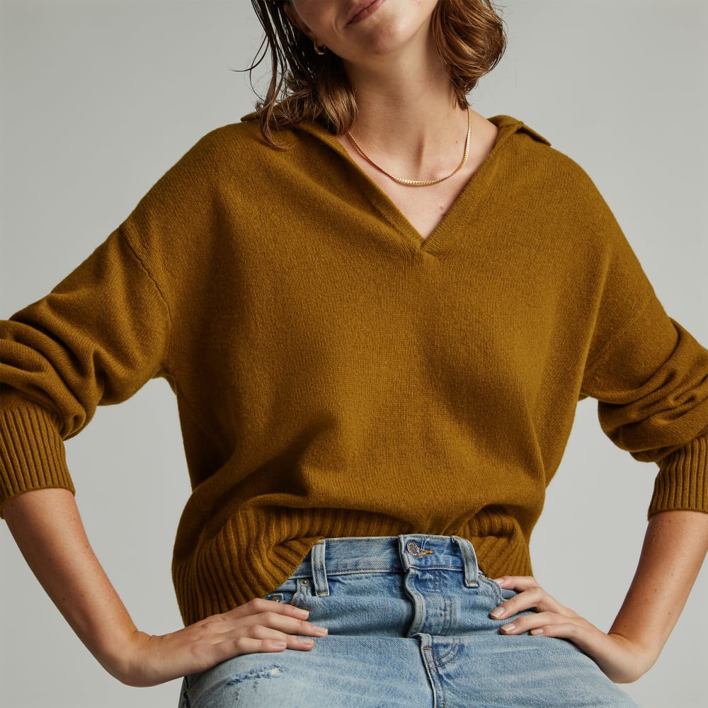 The Cashmere Polo | Tapenade - Image 4