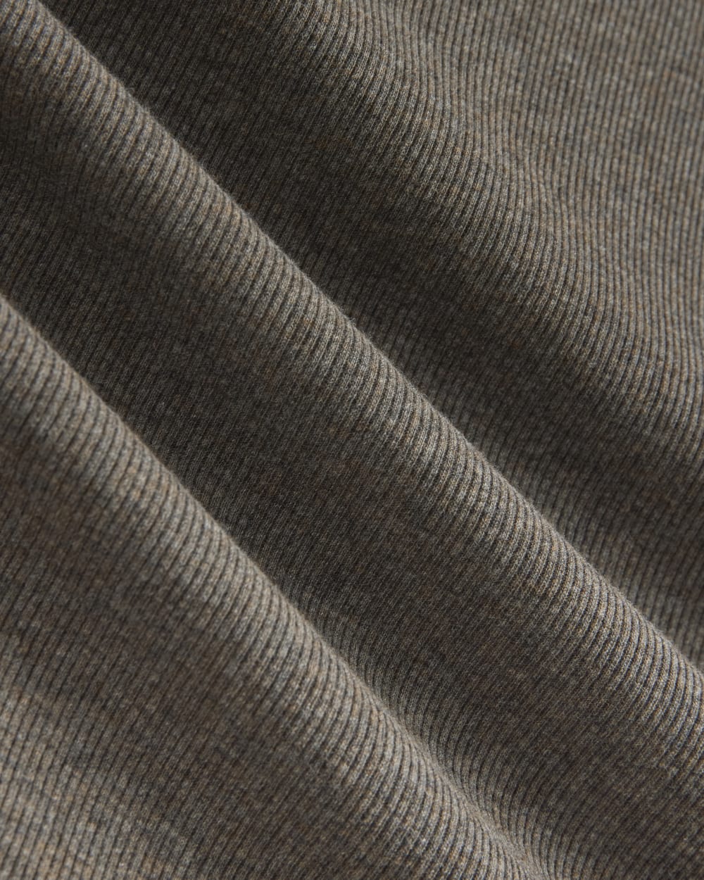 The Luxe Rib Funnel-Neck Tank | Heathered Fatigue - Image 6