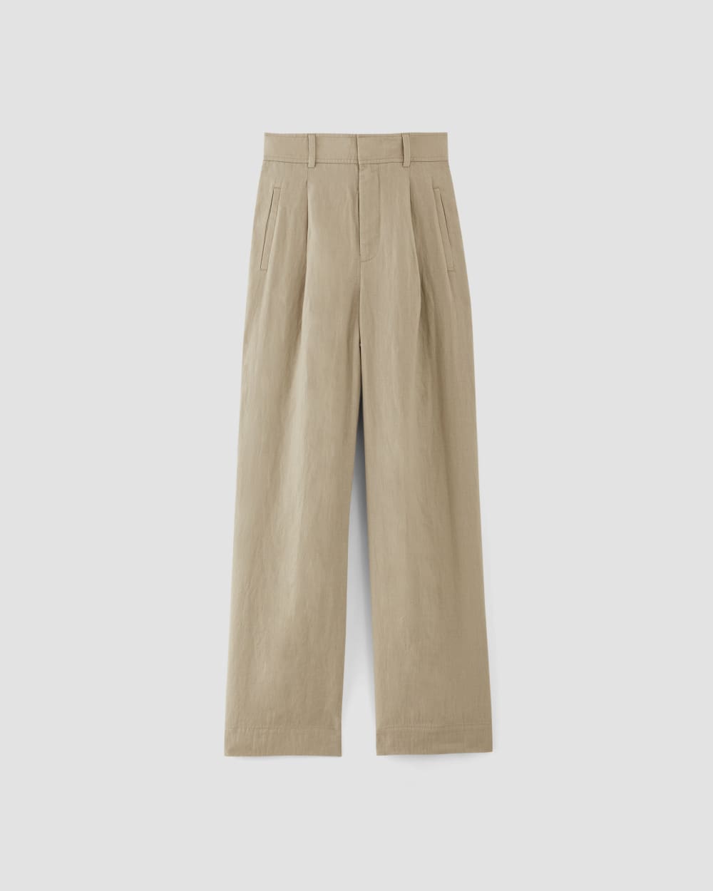 The Linen Way-High® Drape Pant | Trench Coat Khaki - Image 2
