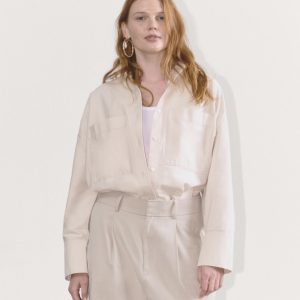 The Boxy Oxford | Whisper Pink