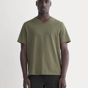 The Essential Organic V-Neck Tee | Kalamata