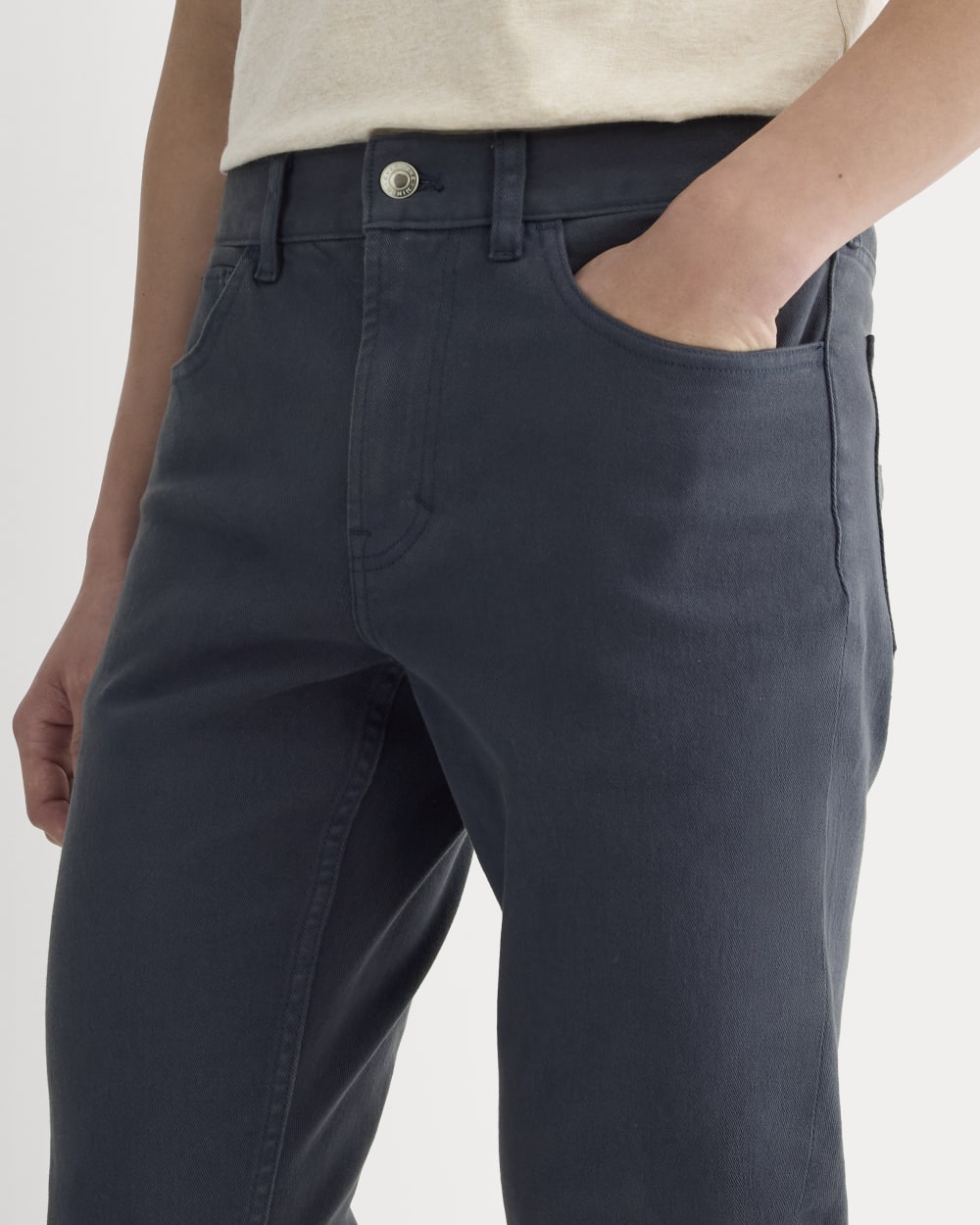 The Stretch Twill 5-Pocket Pant | Navy - Image 4