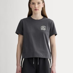 The Everlane x Parks Project Box-Cut Tee | Forged Iron / Natural