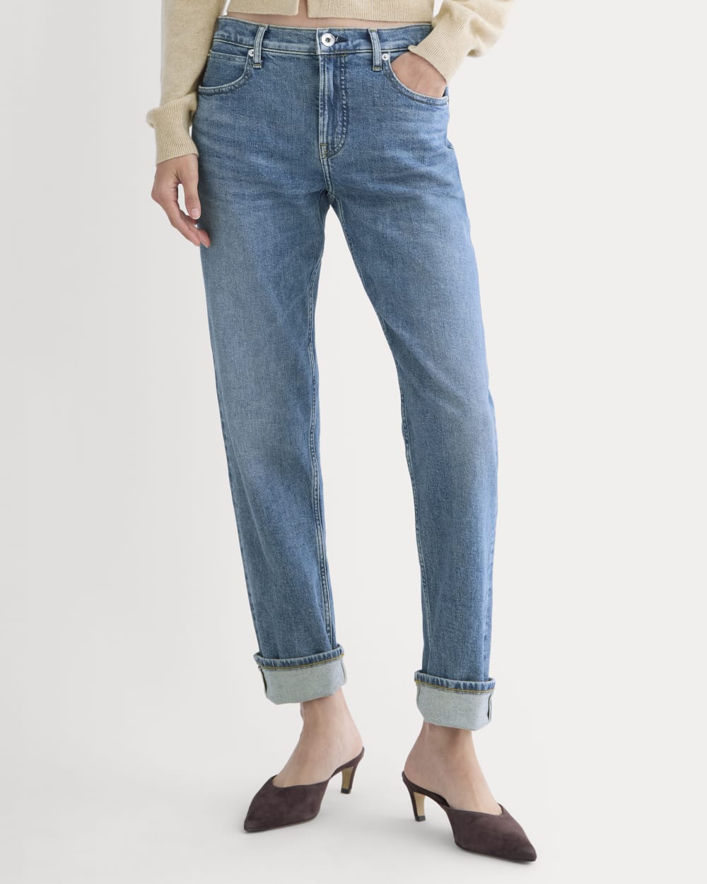 Selvedge Straight Jean | Mid Indigo Wash - Image 3