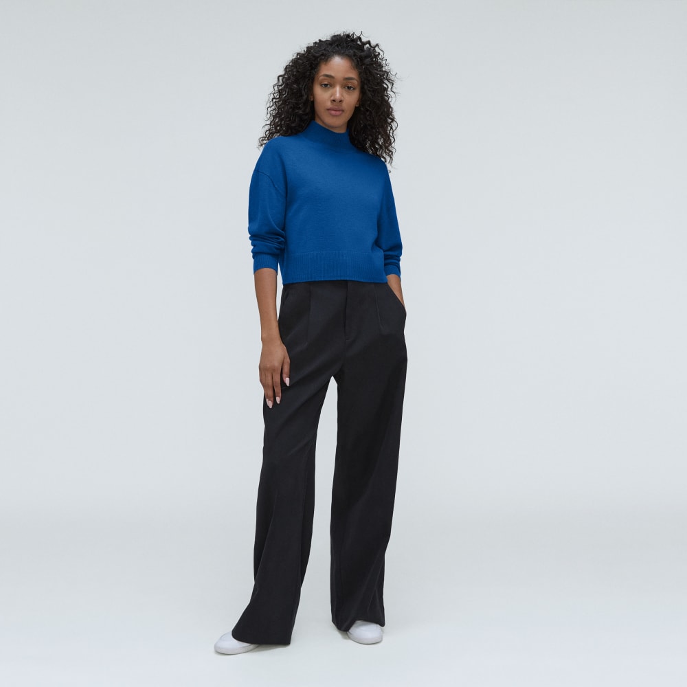 The Luxe Merino Turtleneck | Lapis Blue - Image 6