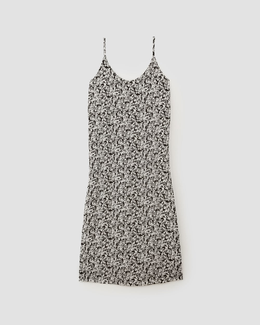 The Summer Slip Dress | Black / Bone Mini Floral - Image 2