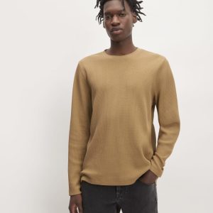 The Waffle Long-Sleeve Crew | Toasted Coconut