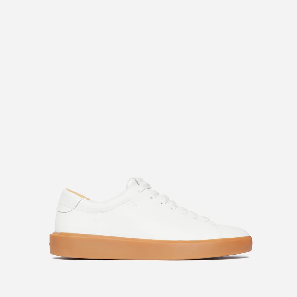 The ReLeather? Tennis Shoe | White / Gum Sole - Image 2