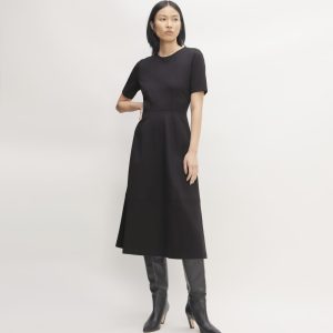 The Dream Short-Sleeve Dress | Black
