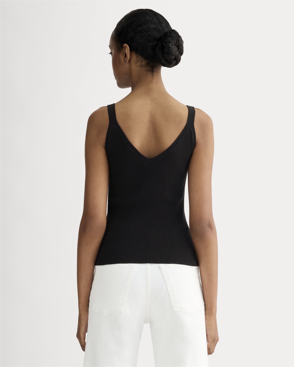 The Fine Knit Cami | Black - Image 5