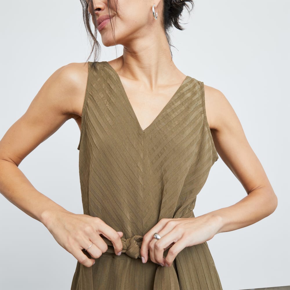 The City Stripe Draped Jumpsuit | Beech - Image 5