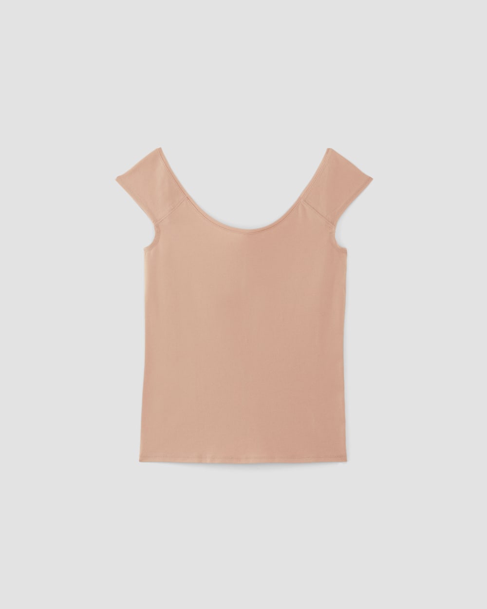 The Supima? Form Cap-Sleeve Tee | Blush Pink - Image 2