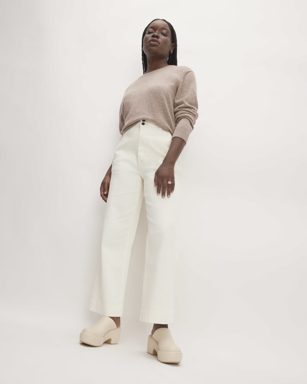 The Classic Crew in Cashmere | Toasted Sesame - Image 3