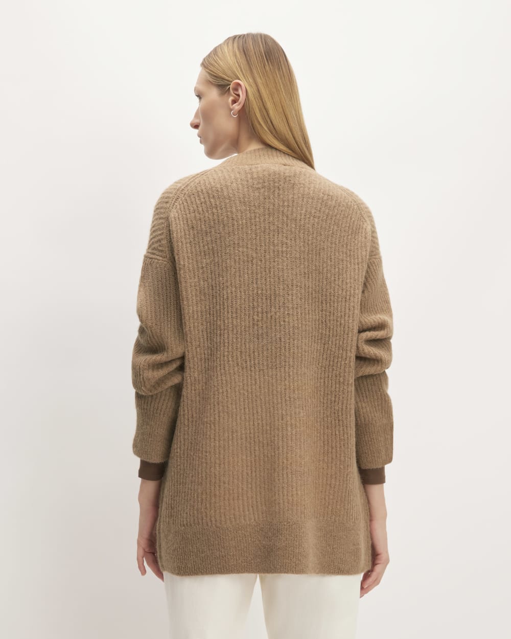 The Alpaca Oversized Cardigan | Tiger's Eye - Image 6