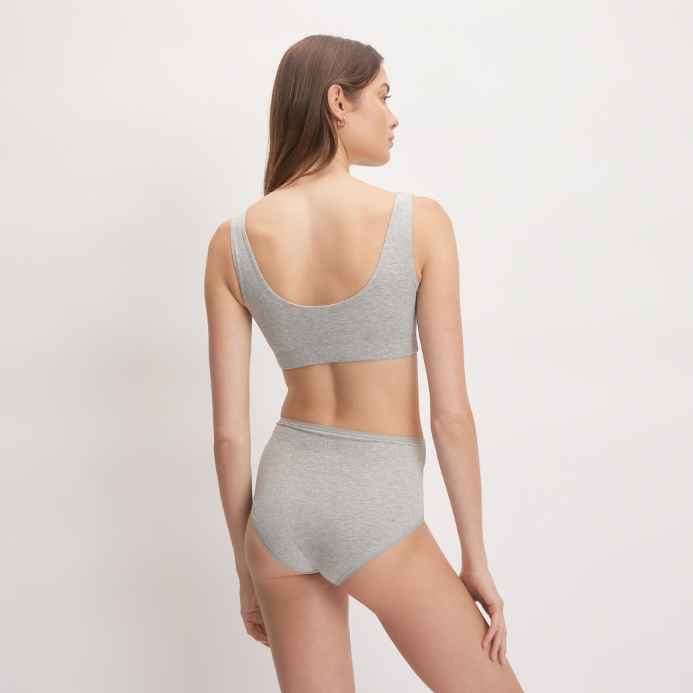 The Cotton Tank Bra | Heathered Grey - Image 3