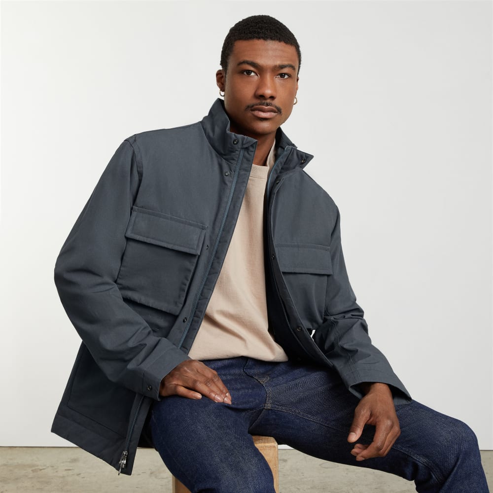 The Waxed Cotton Jacket | Slate - Image 2