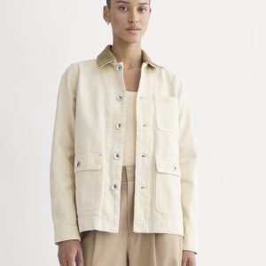 The Ranch Jacket | Garment-Dyed White / Cream