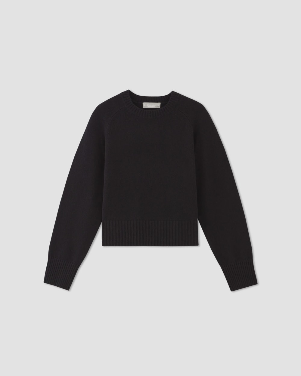 The Boxy Crew in Cashmere | Black - Image 2