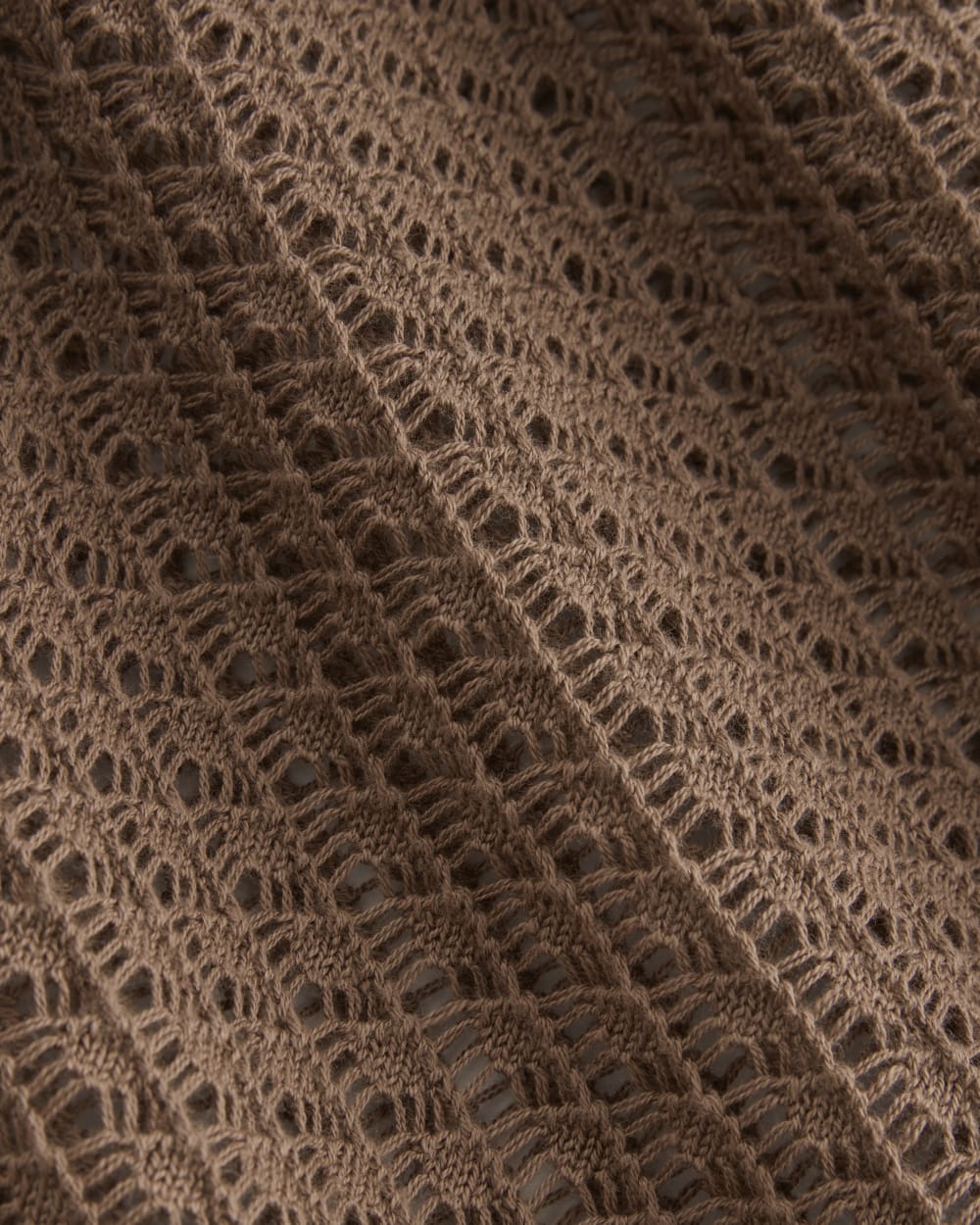 The Lace Knit Tank | Mocha - Image 6