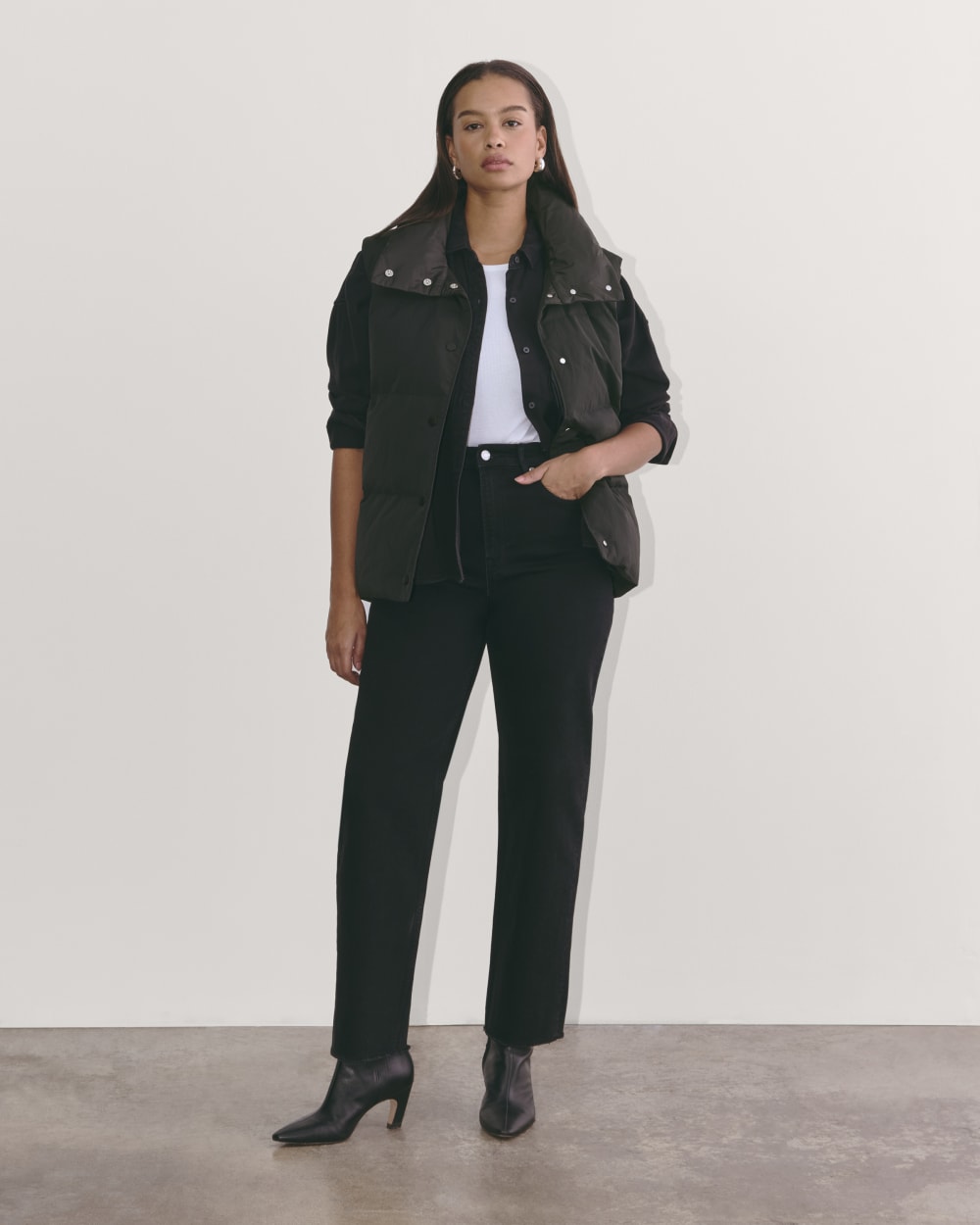 The Puffer Vest | Black - Image 6