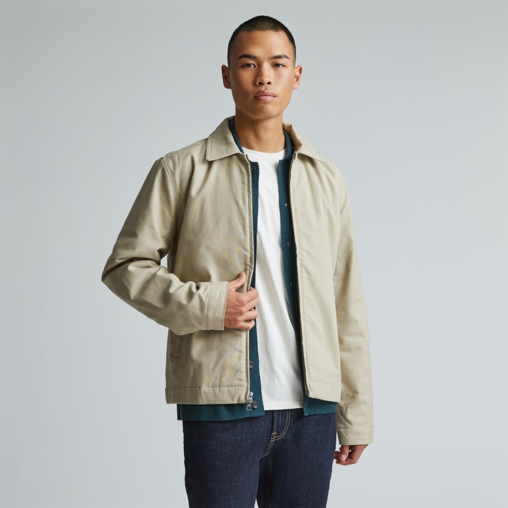 The Filled Canvas Jacket | Trench Coat Khaki
