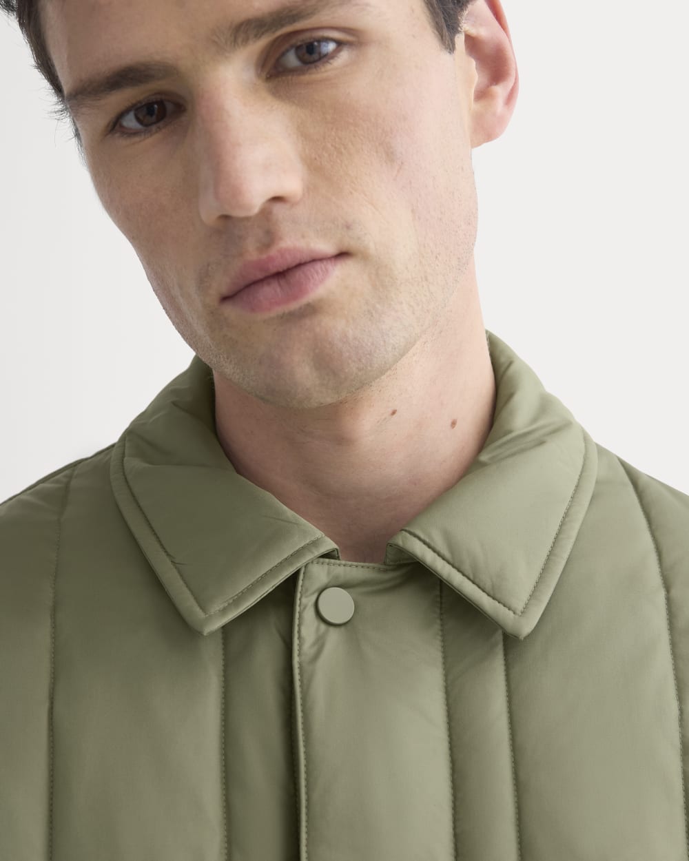 ReNew Vertical-Quilted Jacket | Lichen Green - Image 4