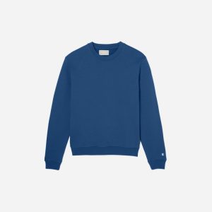 The Track Crewneck Sweatshirt | Deep Blue
