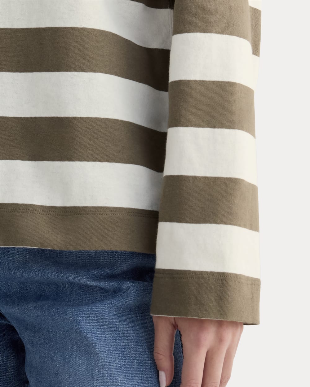 The Mariner Rugby Top | Deep Taupe / Bone - Image 4