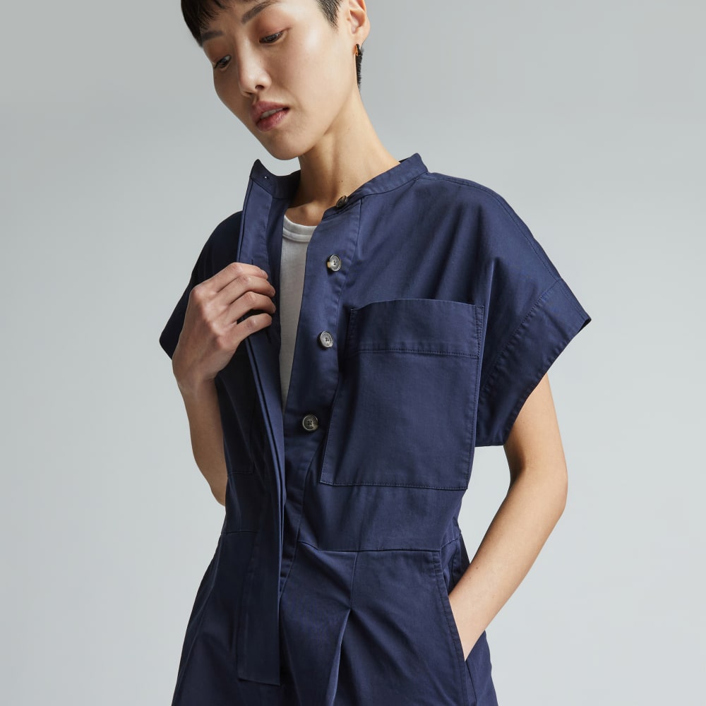 The Easy Workwear Jumpsuit | Navy - Image 4