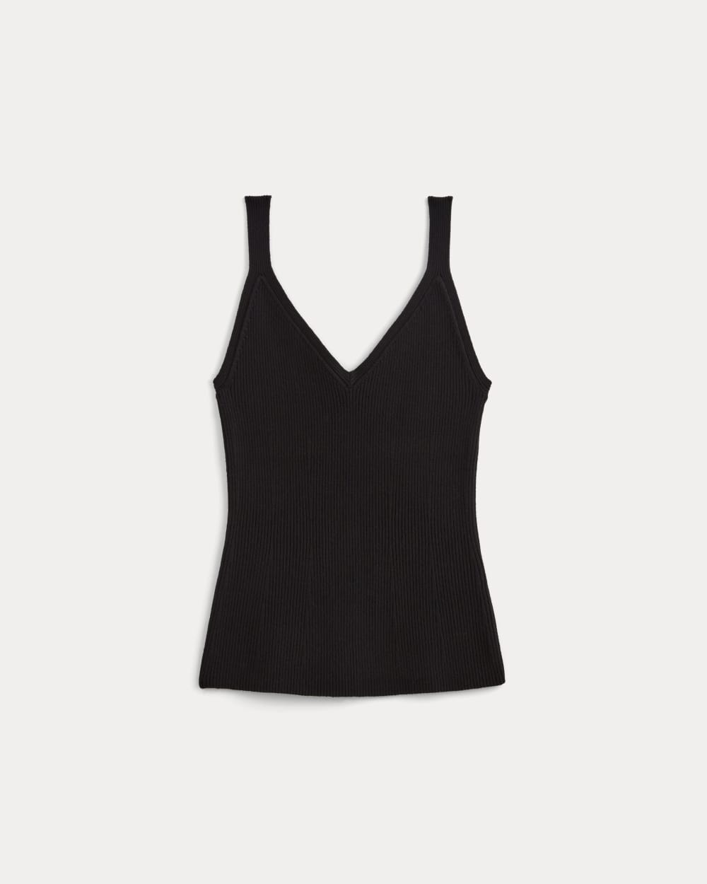 The Fine Knit Cami | Black - Image 2