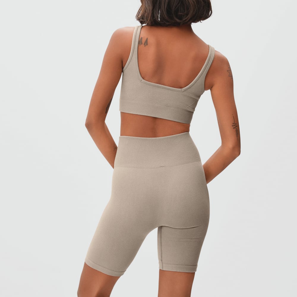 The Seamless Bike Short | Burnt Sugar - Image 4