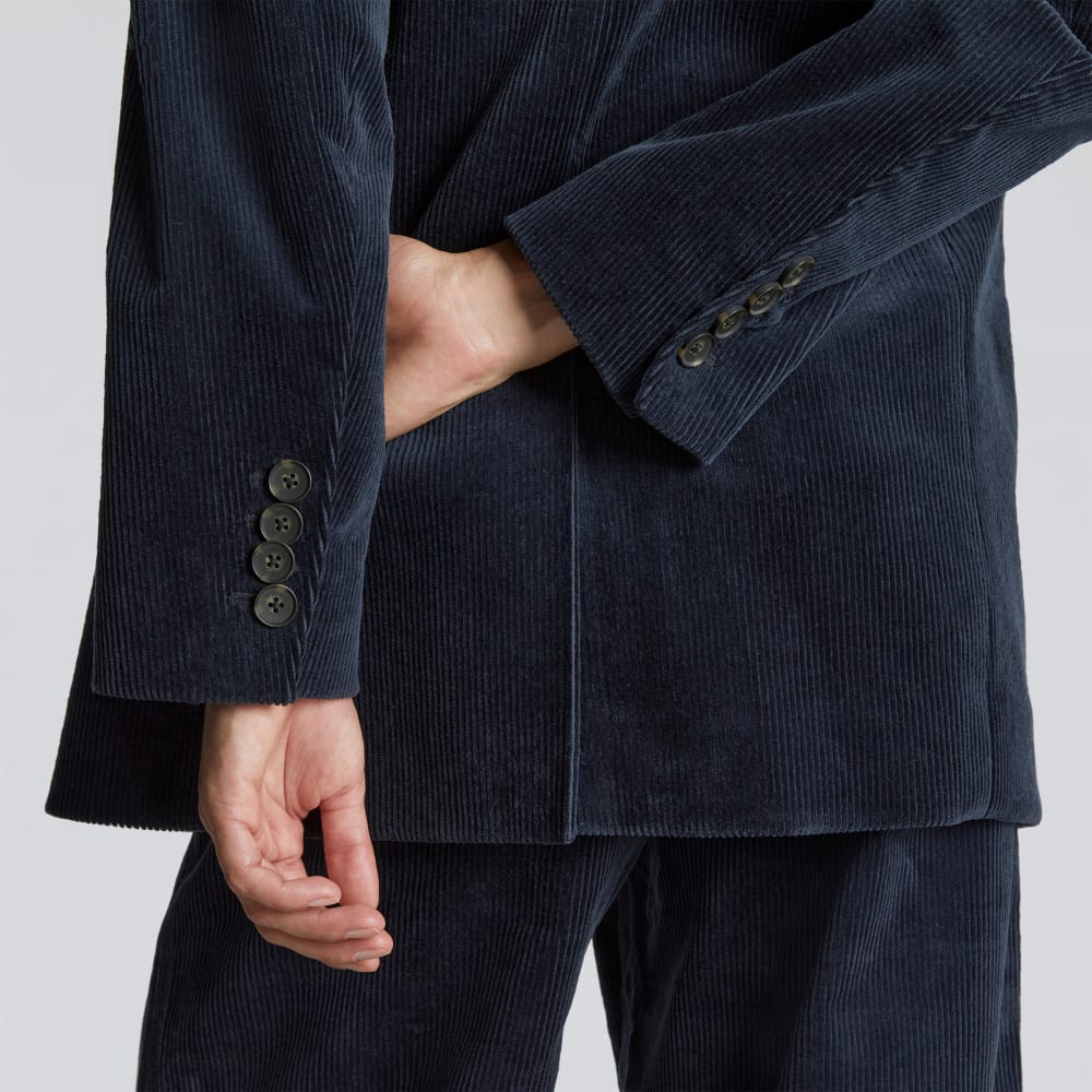 The Corduroy '80s Blazer | Deep Navy - Image 5