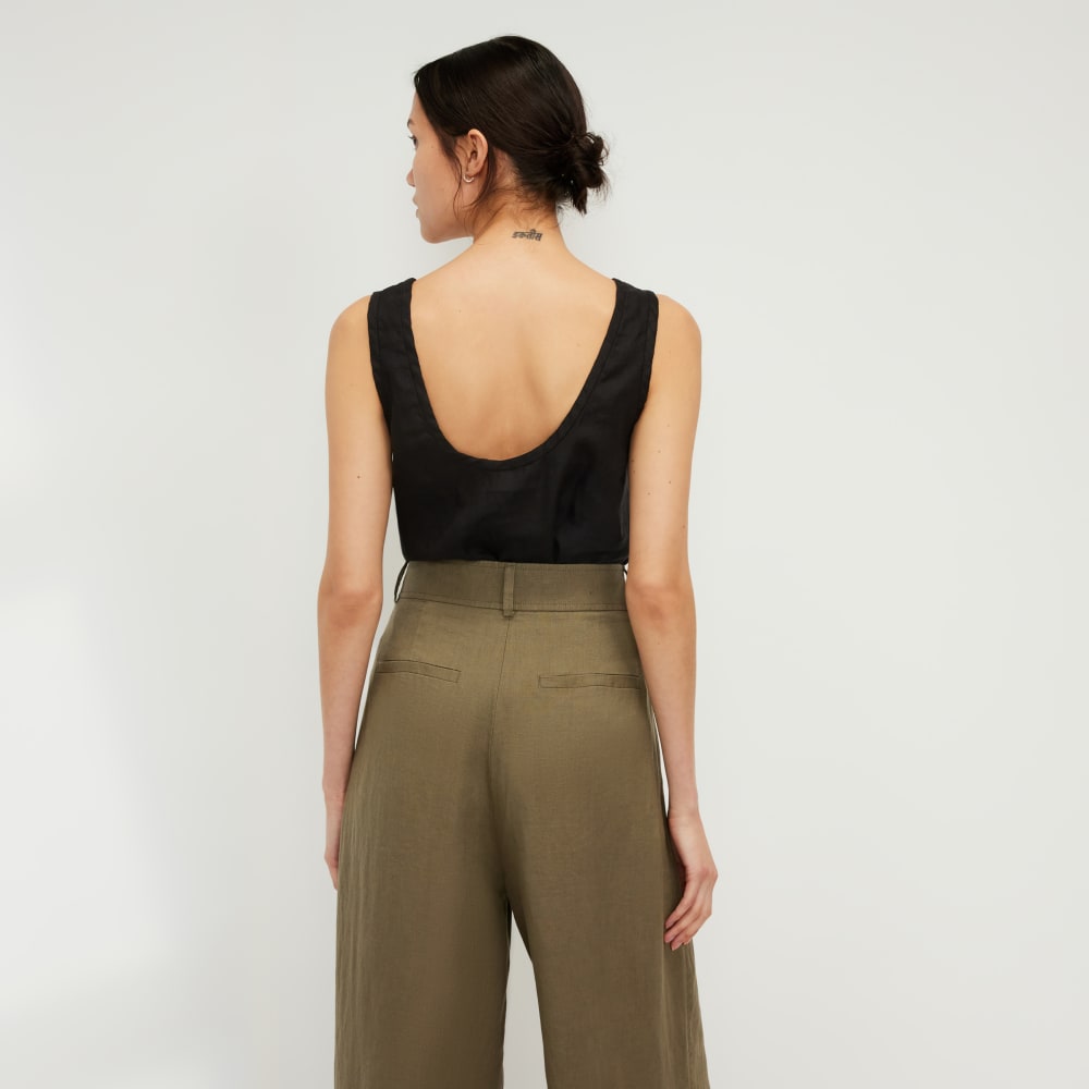 The Scoop Tank in Linen | Black - Image 3