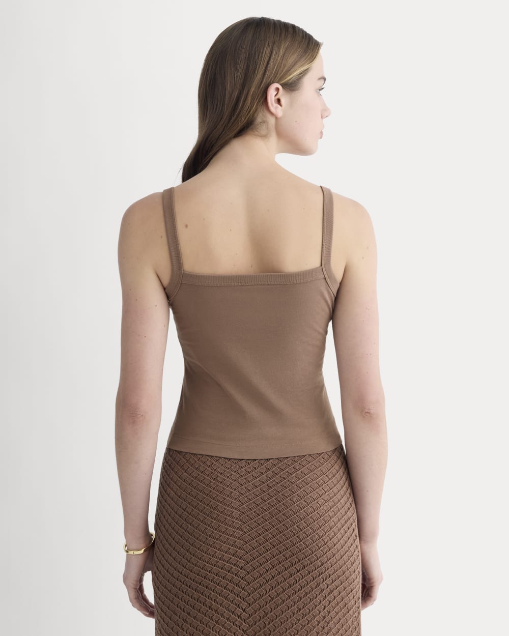 The Essential Square-Neck Tank | Mocha - Image 5