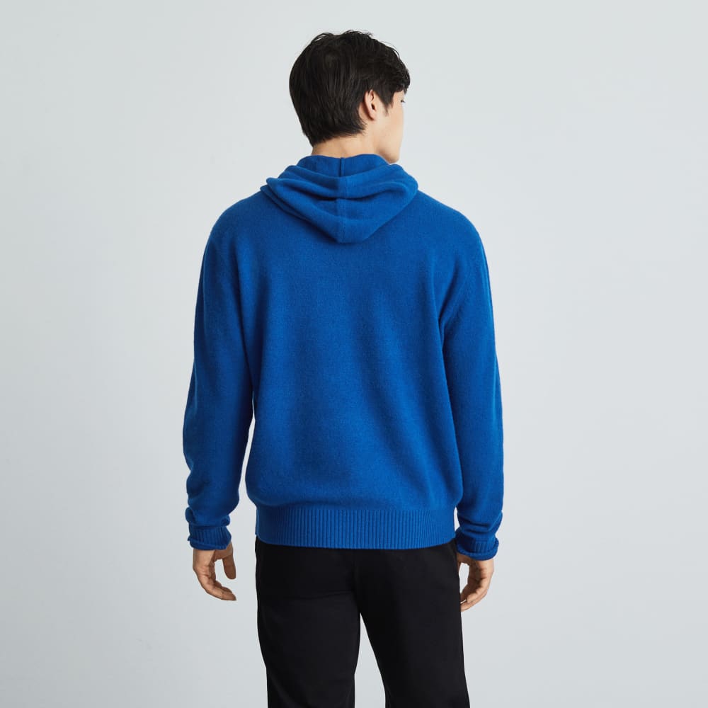 The Felted Merino Hoodie | Azure - Image 5