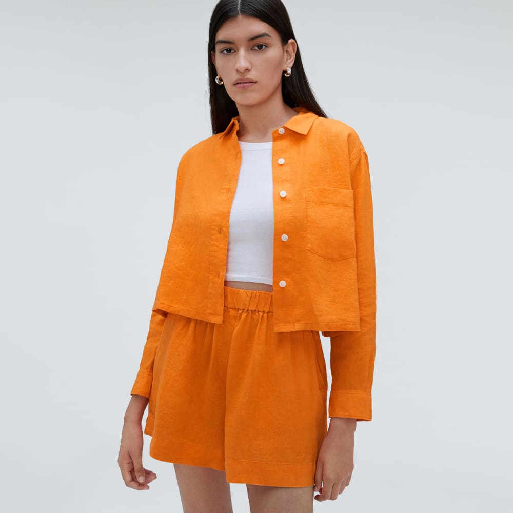 The Linen Way Short Shirt | Turmeric - Image 4