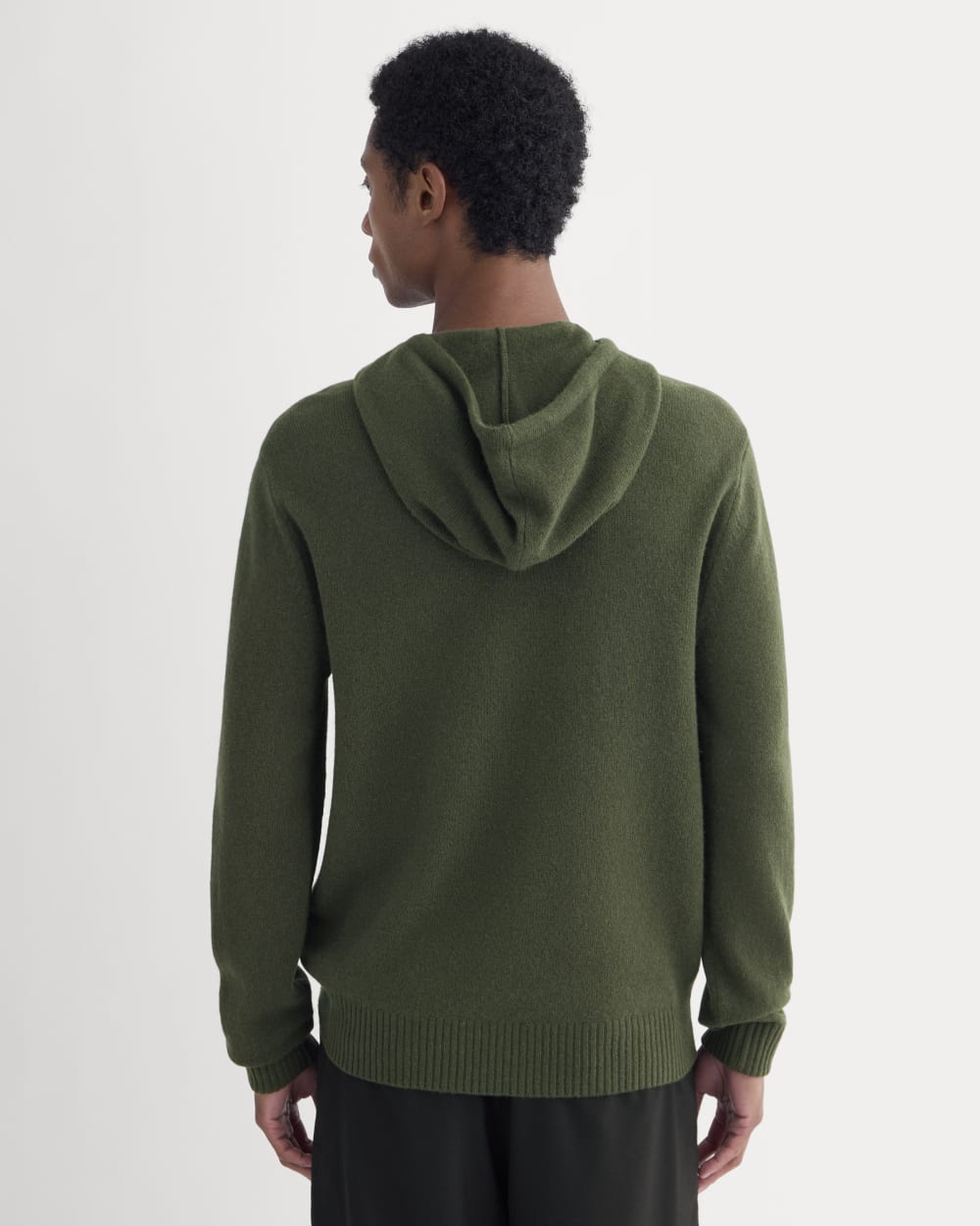 The Felted Merino Hoodie | Dark Forest - Image 5