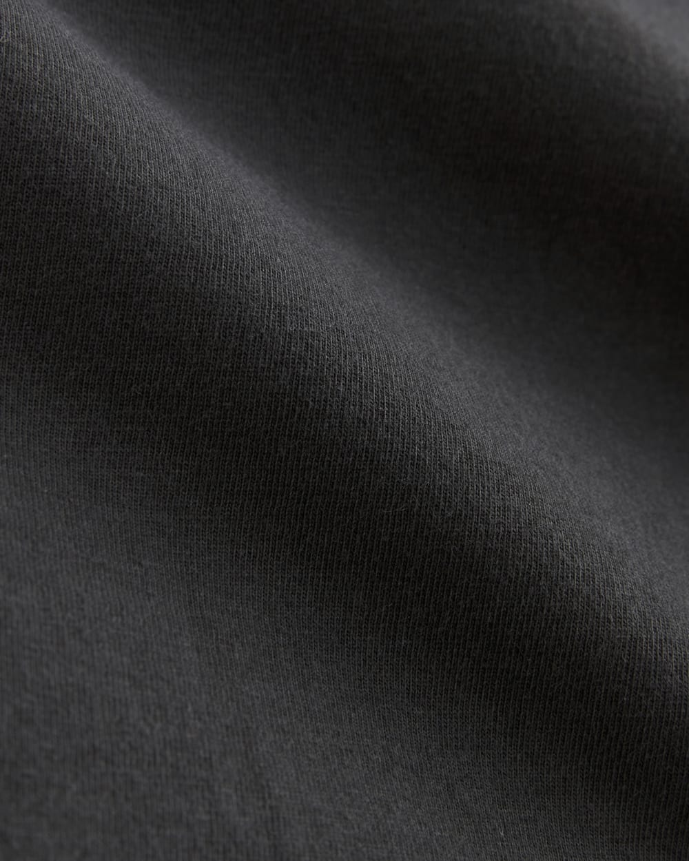 The Box-Cut Tee in Essential Cotton | Washed Black | No Pocket - Image 5