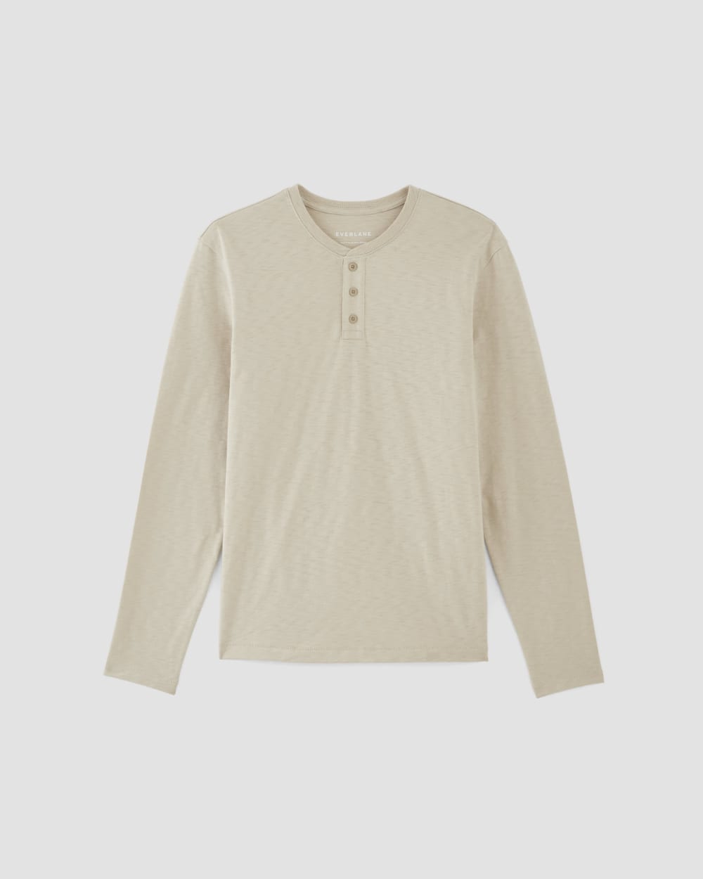 The Slub Long-Sleeve Henley | Pelican - Image 2