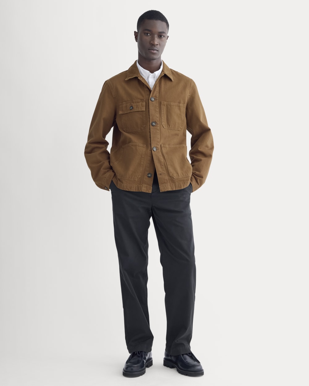 The Denim Utility Jacket | Neutral Toffee - Image 3