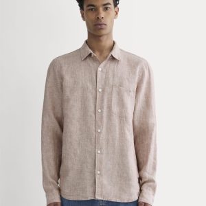 The Classic Shirt in Linen | Burlwood Chambray