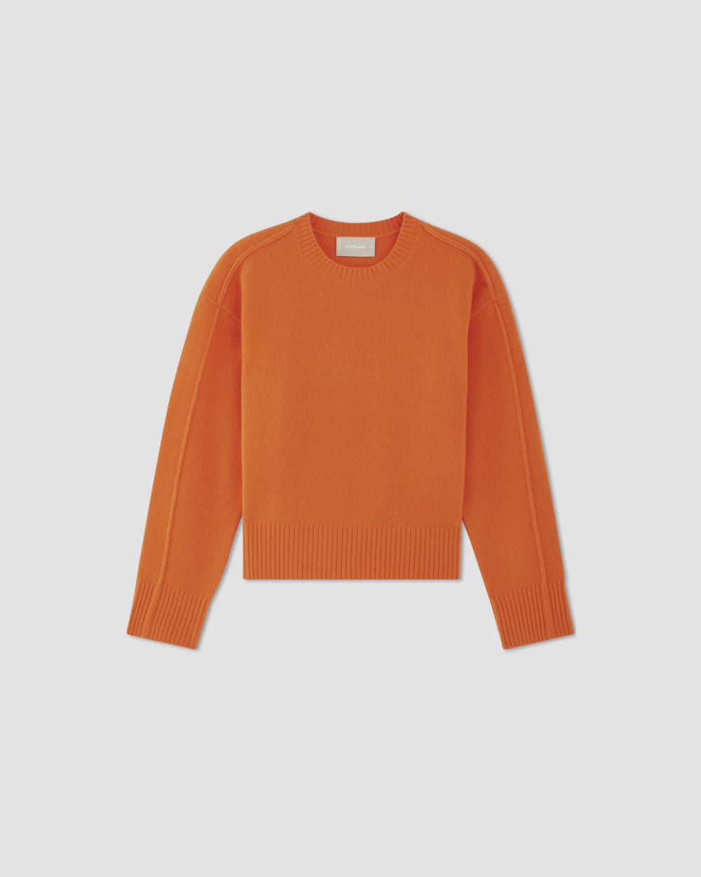 The Good Merino Wool Crewneck Sweater | Orange - Image 2