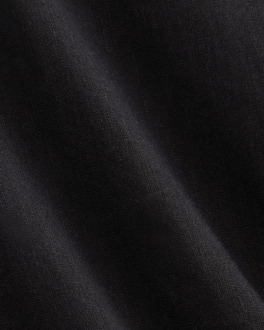 The Tiered Dress in Stretch Linen | Black - Image 5