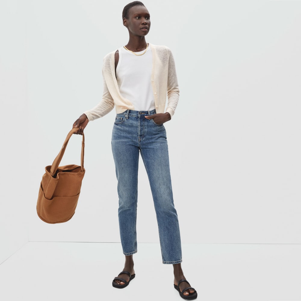 The Featherweight Alpaca Cardigan | Heathered Bone - Image 6