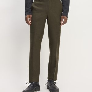 The Wool Flannel Pant | Dark Green
