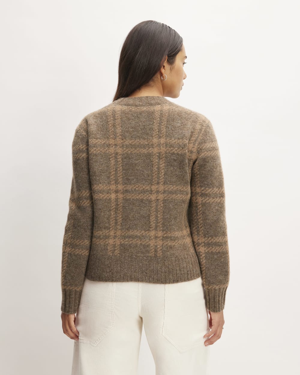 The Alpaca Cropped Crewneck Sweater | Cocoa / Tiger's Eye - Image 6