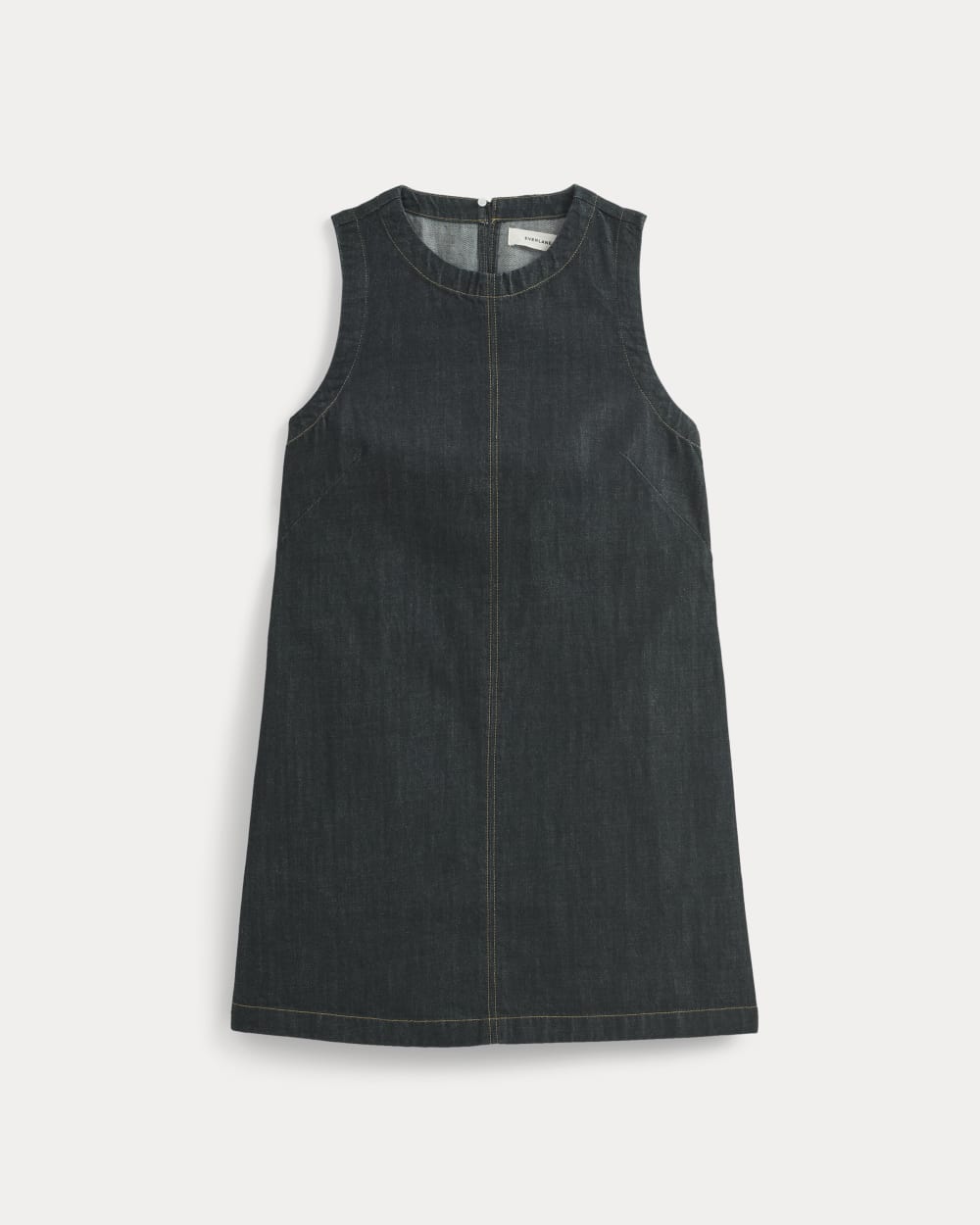 The Denim Shift Dress | Dark Indigo - Image 2