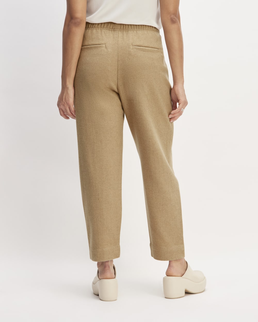 The Wool Flannel Pull-On Pant | Tiger's Eye - Image 6