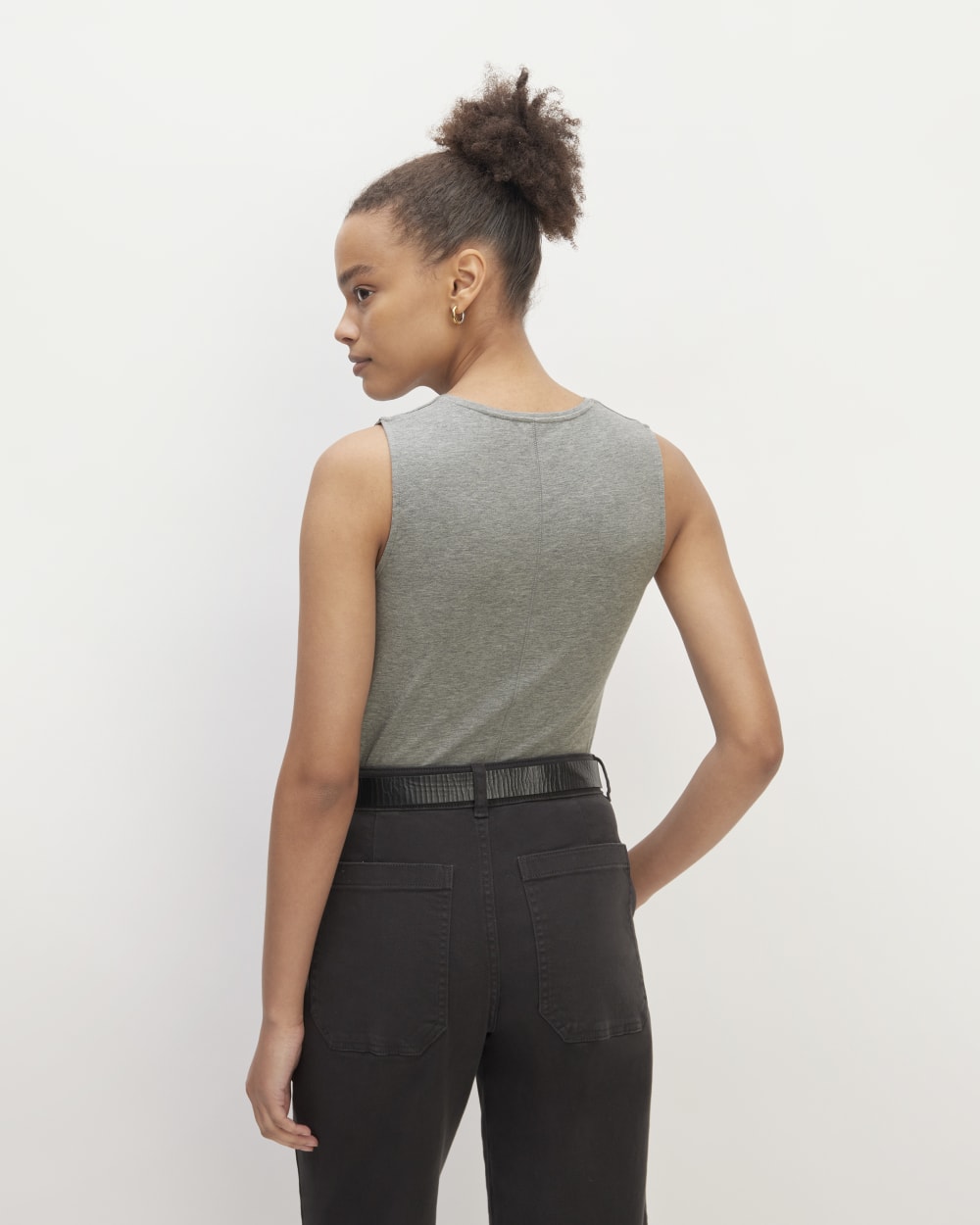 The Supima? Form Tank | Mid Heather Grey - Image 4