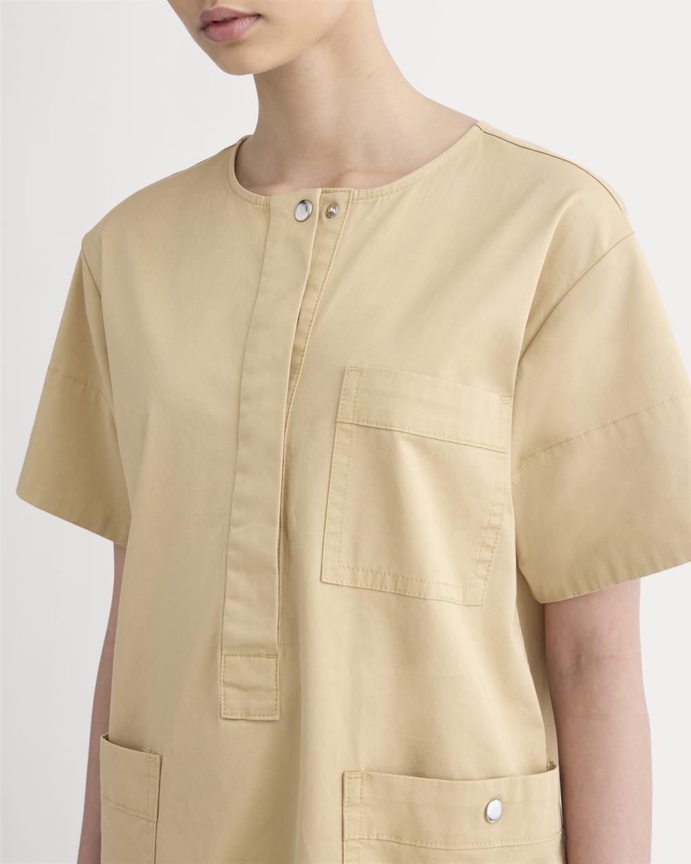 The Safari Mini Dress | Classic Khaki - Image 3